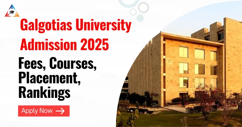 Galgotias University Admission Open 2025 Banner