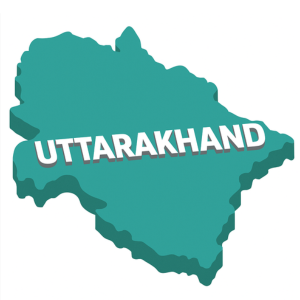 Uttrakhand state map state wise college list